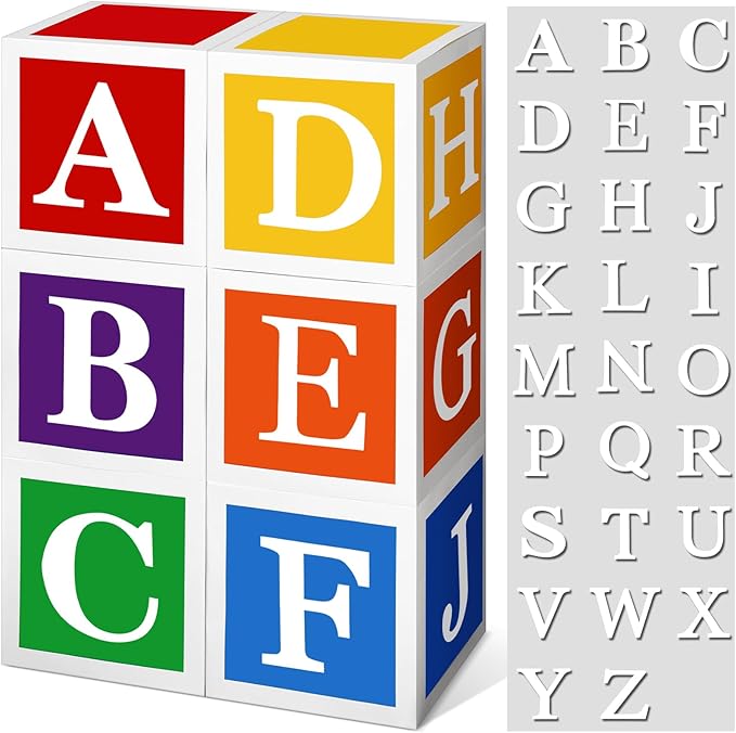 ReliThick 6 Pcs Custom Letter Toy Inspire Party Boxes by ReliThick