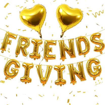 Jobkoo Friendsgiving Balloons Friends Giving Party Decorations 16 Inches Tall by Jobkoo