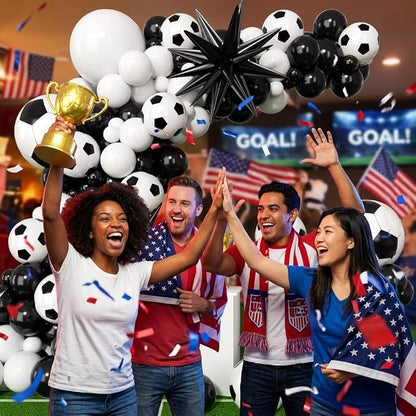 Soccer Balloons Garland Arch Kit - Image 3