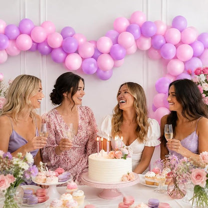Pink Purple Link Balloons - Image 3