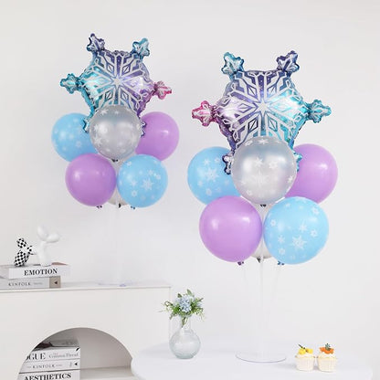Snow Balloon Table Centerpiece Stand Kit 2 Sets - Image 2