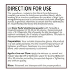 1.1 Pound Tub (17.6 Ounce) Perfect Blond Extra Strength Professional Hair Dye Toner Lightener Bleach - Made in Italy