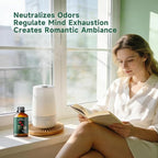 Pure Rose Essential Oil for Reed Diffuser, Aromatherapy, Skin, Hair, Evening Relaxation &Pillow Mist, Mumianhua Natural Floral Aroma for Bedtime Serenity, Calming Blends, Soap Candle Making 3.38 Fl Oz