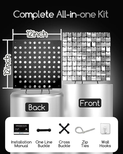 ProBlack Series Shimmer Wall Backdrop - Image 2
