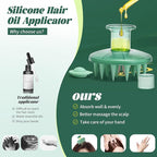 Scalp Massager Applicator Comb Silicone Hair Oil & Serum Brush for Even Distribution – No Mess, Easy-to-Use Scalp Treatment Tool for All Hair Types