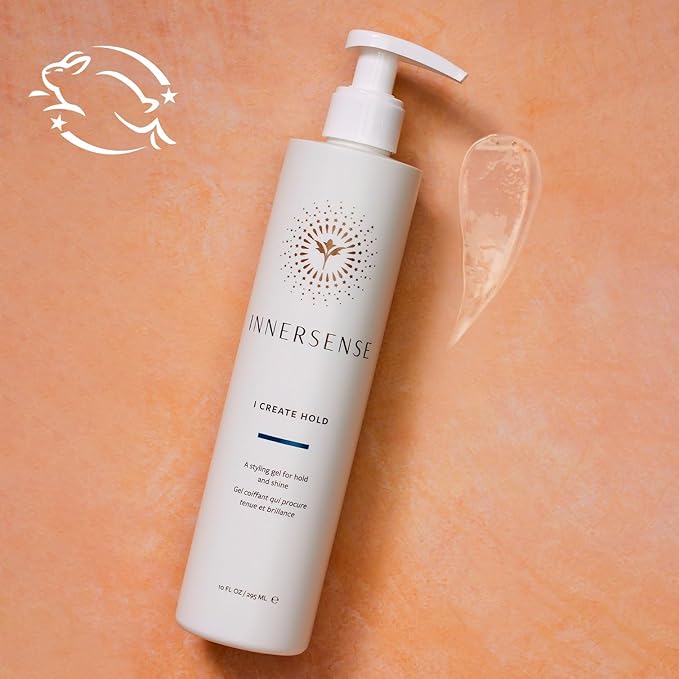 INNERSENSE Organic Beauty - Natural I Create Hold Styling Gel | Non-Toxic, Cruelty-Free, Clean Haircare (Pump Bottle, 32 fl oz | 946 ml)