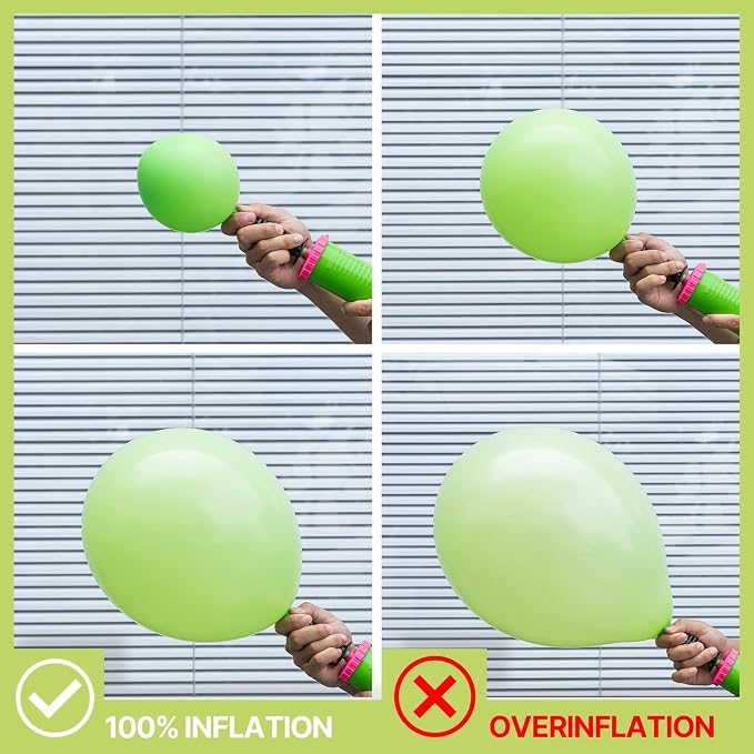 PartyWoo Lime Green Balloons 50pcs Small Mini Neon Balloons 5 Inch | Graduation - Image 5