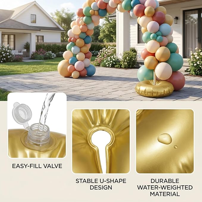 4Pcs Balloon Arch Weights, U-Shape Water Bags - Image 3