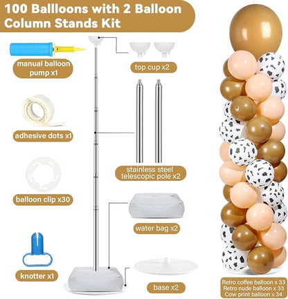 2 Sets Adjustable Balloon Column Stand Kit - Image 2