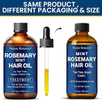 Mint Rosemary Oil for Hair Growth 2 fl oz – Lightweight, Non-Greasy Formula with Peppermint – Strengthens Strands for Healthier, Thicker Look – Nexon Botanics