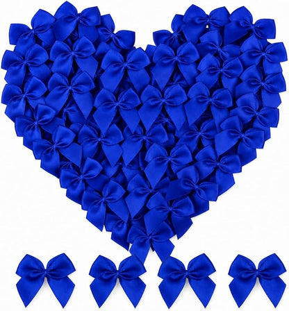100 Pcs Mini Bows + 100 Glue Dots, by GAJILON
