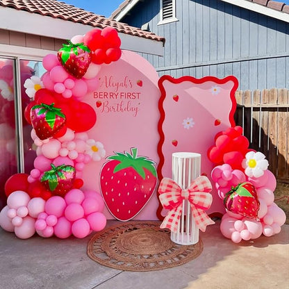 Strawberry Balloons Garland Arch Kit 153pcs - Image 8