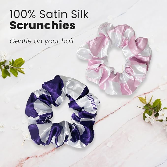 cute checkers design scrunchies for all hair type 10pack elastic hair band great for ponytails XL srcunchies set these soft hair ties is great for every occasion
