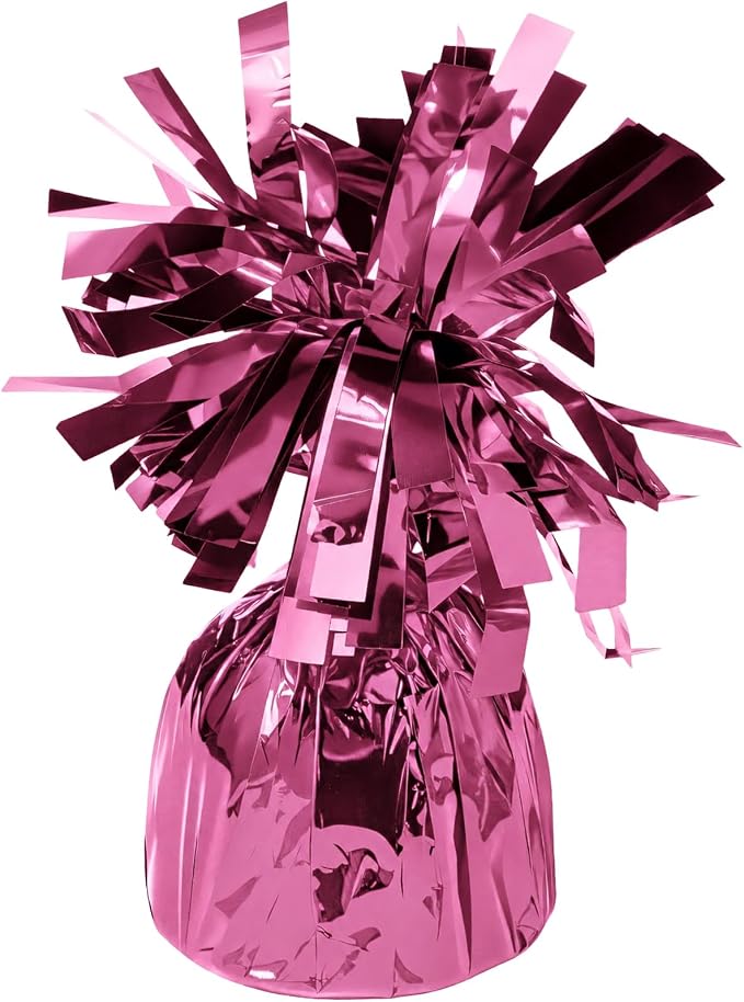 Balloon Weights Pink Metallic Anchor Balloon Holder by Unknown
