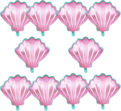 Sea Shells Balloons Multi-color Sea Shells Foil Mylar Balloon by OSAMUHA