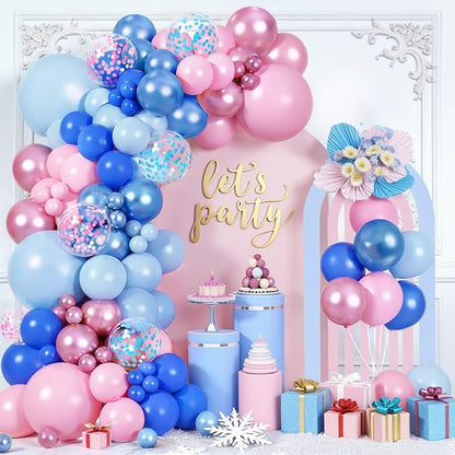 Gender Reveal Arch Kit, Different Size | Latex Balloons by PUFFLD