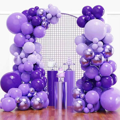 YMSZ Purple Balloon Garland Arch Kit, by YMSZ