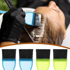 4 Piece Hair Dye Brush Set Hair Color Applicator Brush Reusable Color Tint Applicator Brushes Professional Hairs Stylist Supplies for Salon Home DIY Tools(Green, Blue)