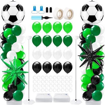Kasyat 2 Sets Soccer Balloon Column Stand Kit by Kasyat