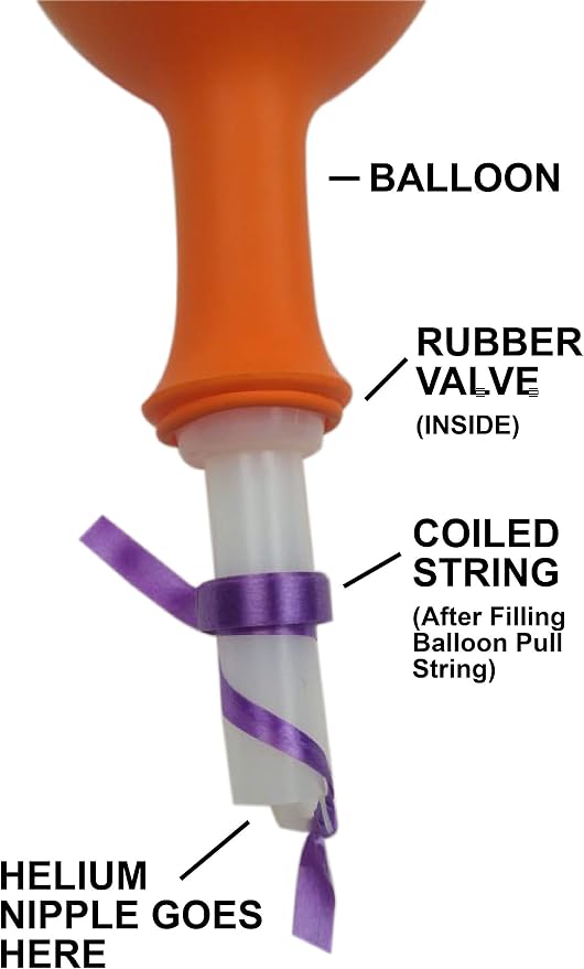 balloon valves Partyartist self seal balloon valves balloon accessories helium - Image 2