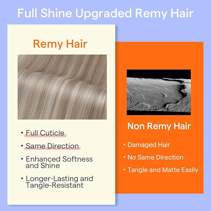 Full Shine Ash Blonde Hair Extensions for White Women 12 Inch Highlight Ash Blonde Hair Extensions Clip in for Short Hair 7 Pcs 95 G