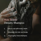 Under Your Skin Density Shampoo – Supports Hair Thickness & Strength for Fine or Thinning Hair – With Turmeric Stem Cells & Coconut Cleanser – Sulfate-Free, Vegan, Dermatologist Tested – 10 oz