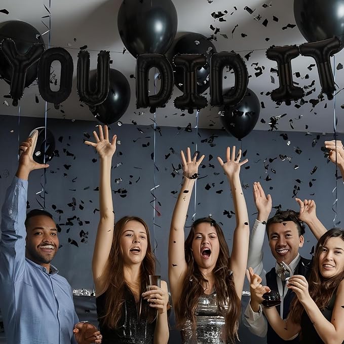 16 Inches YOU DID IT Graduation Letter Balloons Banner - Image 5