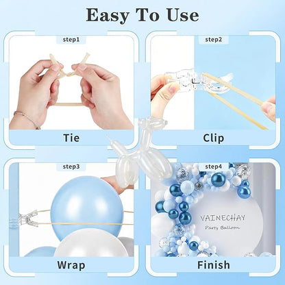 PUGPIU 158 Pcs Balloon Arch Clips Set - Image 4