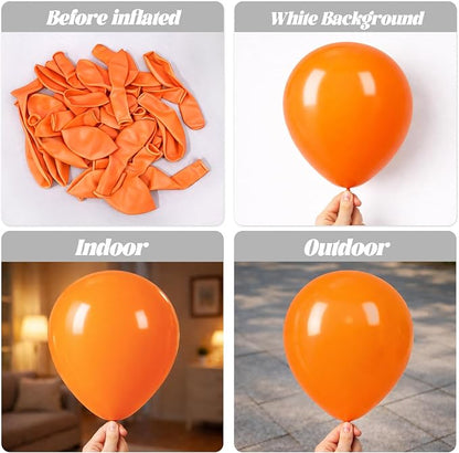Voircoloria 90pcs Orange Balloons Garland Arch Kit, 18 12 10 5 Inch | - Image 3