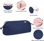 Leudes Hair Tools Travel Bag for Shark Flexstyle Carrying Case Portable Shark Hair Air Wrap Dryer Case Waterproof Dustproof Flat Curling Iron Travel Organizer (Blue)