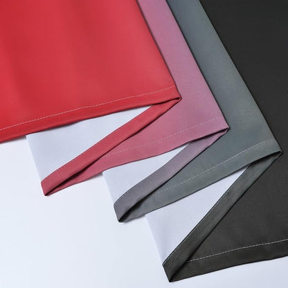 Yakamok Blackout Ombre Red and Black Curtains - Image 6