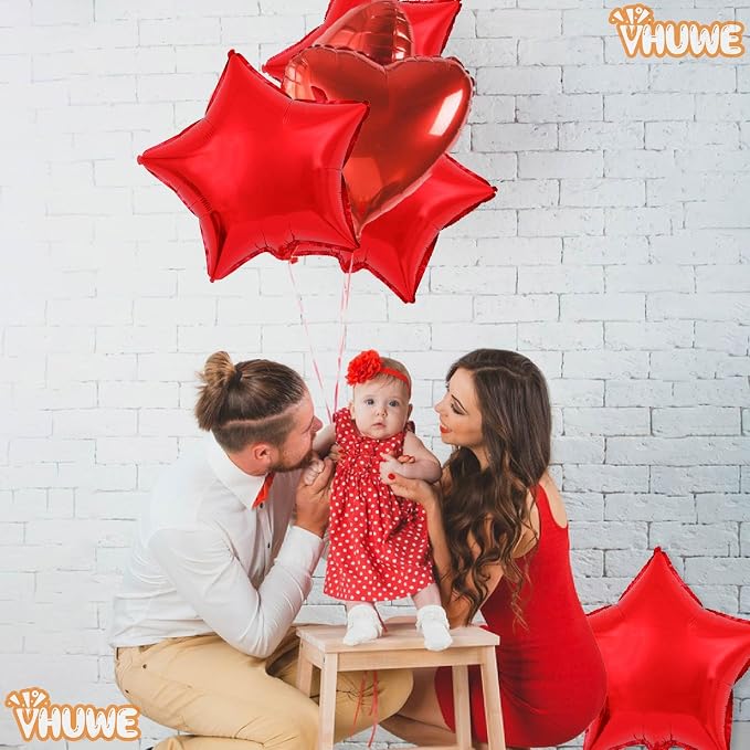 Red Star Balloons 18 Inch - Image 4