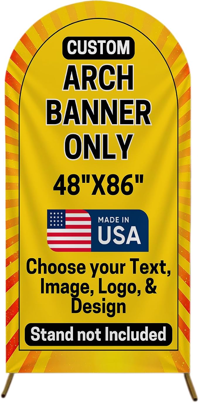 DC Custom Arch Backdrop Cover, Double Sided Custom Arch Covers Made in USA | by DreamController
