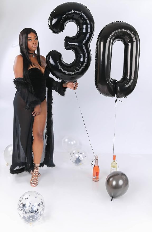 Black 30 Balloon - Image 8