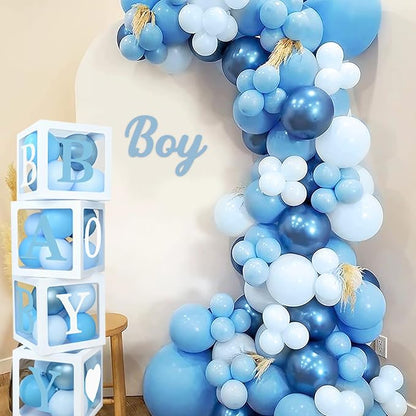DataMoon Blue Baby Shower Decorations - Image 8