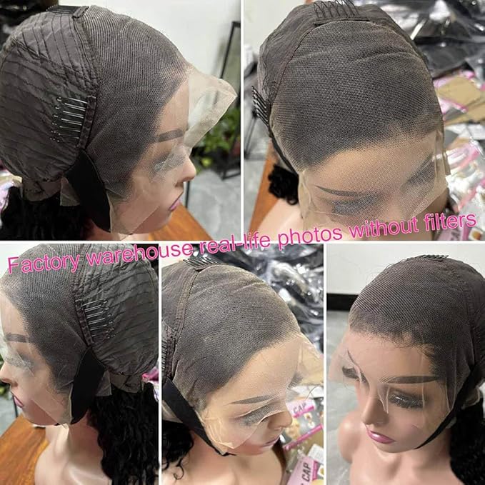 13x4 Lace Front Wigs Human Hair Pre Plucked 180 Density 28 Inch HD Body Wave Lace Front Wigs Human Hair 10A Frontal Wigs Human wigs for Women Glueless Wigs Human Hair Pre Plucked Black wig 28Inch