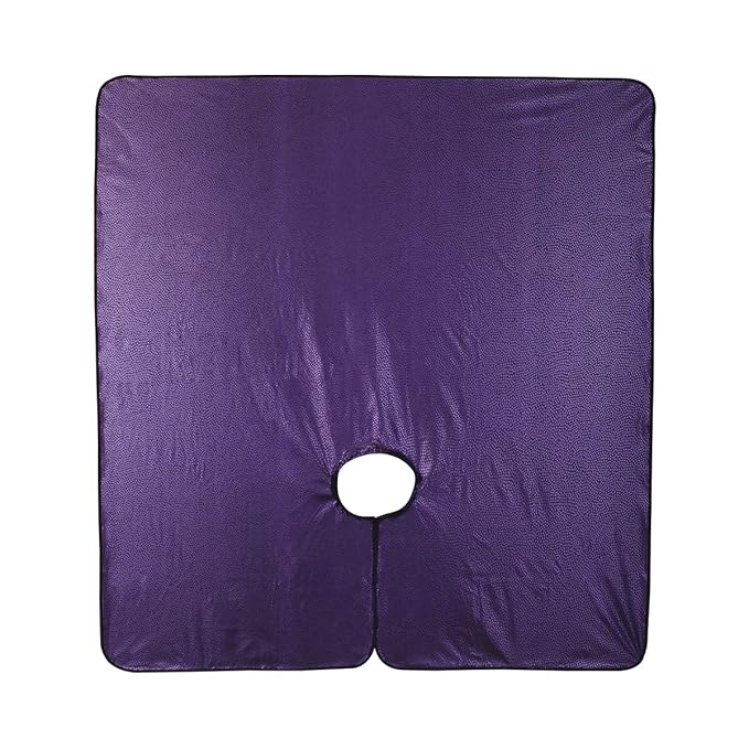 Cricket Encore All Purpose Professional Salon Cape – Waterproof Bleach Proof Hair Styling Cape, Adjustable Neck Closure – Extra-Large Coverage, Amethyst