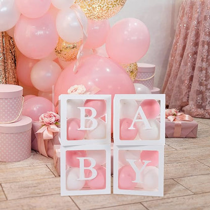 Baby Boxes with Letters for Baby Shower, Baby Shower Gender Reveal Decor | Baby - Image 6