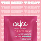 Cake Beauty Travel Hair Mask Set – Volumizing & Moisturizing Deep Treatment for Dry Hair – Hydrolyzed Rice Protein – TSA-Friendly, 5 x 1.76 oz Value Pack