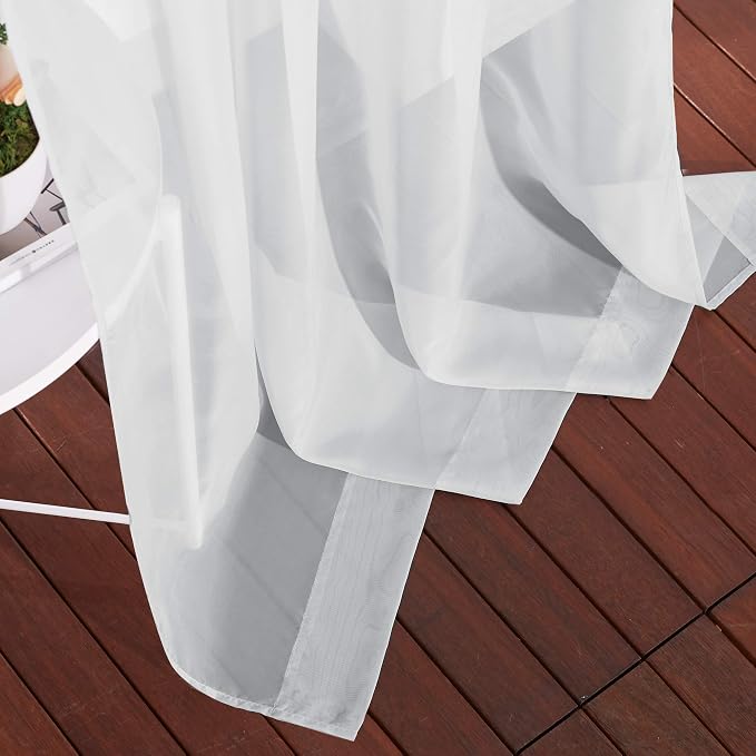 NICETOWN Sheer Curtains 72 inches Long - Image 7