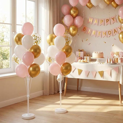 Pink Gold Balloon Column Stand Kit - Image 7