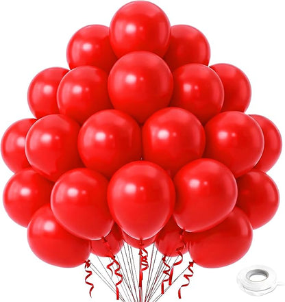 Red Balloons, Baby Shower, Anniversary, Graduation, Wedding Decorations by GoldenParty