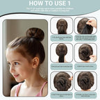 TsMADDTs Hair Pins Bobby Pins Kit with Bobby Pins Black for Women(1.37&2.36IN), Invisible Hair Nets for Ballet Bun(11.81&19.86IN), Dance Accessories Set