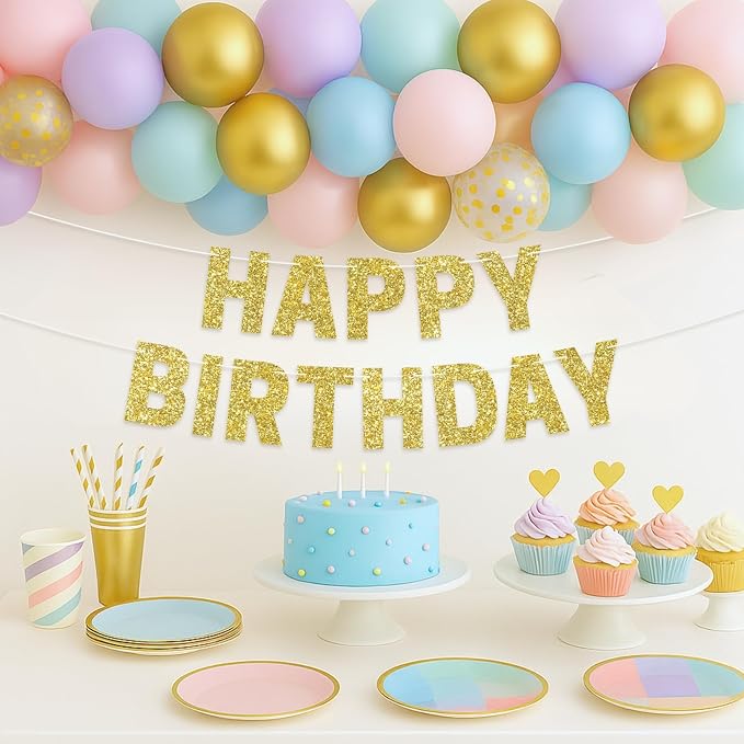 Pre-Strung Happy Birthday Banner - Image 8