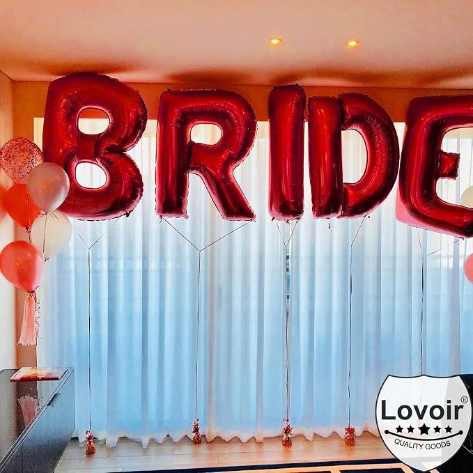 Lovoir 40 Inch Large Red Letter W Balloons Big Size Jumbo Mylar Foil Helium - Image 4
