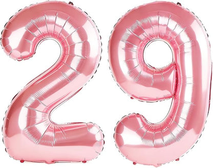 40 Inch Number 29 Balloons for 29th Birthday Party Decorations, 0-100 Jewelry by FOBELEC