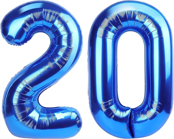 Number Balloons Navy Blue Balloons by United-UnicornsParty