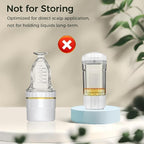 Minoxidil Applicator,Quick One-Minute Application Directly to Scalp,No-Mess Minoxidil Applicator Comb, Minoxidil Applicator Tool, Portable Scalp Applicator Tool Massager Comb Bottle