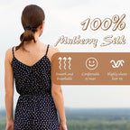 4 Pack 100% Mulberry Silk Scrunchies, Silk Hair Ties No Damage Scrunchies Valentines Gifts for Women Girls
