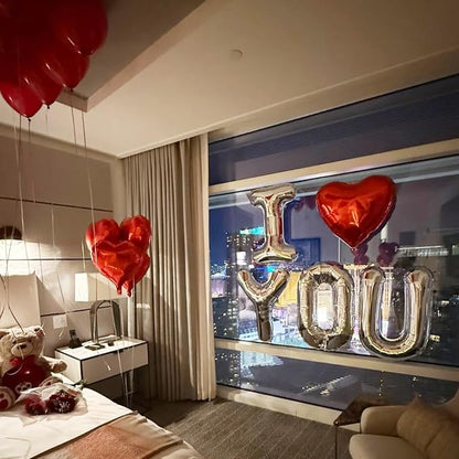 40 Inch Silver Letter Balloon, Large Foil Alphabet Balloons Birthday - Image 5